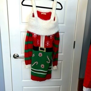 Santas little helper, dress size medium knit